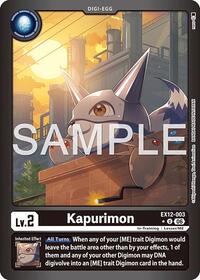 Kapurimon (Limited Foil) | Digital World Shambala | Uncommon | #EX12-003 U