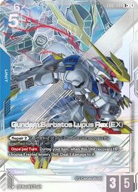 Gundam Barbatos Lupus Rex (EX) (R+) | Eternal Nexus | R+ | Holofoil | #EB01-004