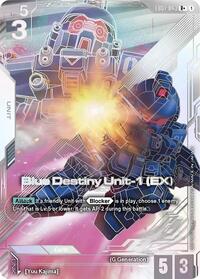Blue Destiny Unit-1 (EX) (R+) | Eternal Nexus | R+ | Holofoil | #EB01-043