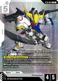 Gundam Barbatos 4th Form (C+) | Starter Deck 10: Generation Pulse | C+ | Holofoil | #ST10-007