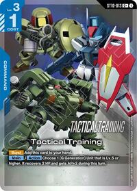 Tactical Training (C+) | Starter Deck 10: Generation Pulse | C+ | Holofoil | #ST10-013