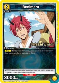 Benimaru (025) | UE20BT: That Time I Got Reincarnated as a Slime Release Event Cards | Uncommon | Normal | #UEPR/TSK-1-025