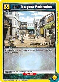 Jura Tempest Federation | UE20BT: That Time I Got Reincarnated as a Slime Release Event Cards | Uncommon | Normal | #UEPR/TSK-1-028