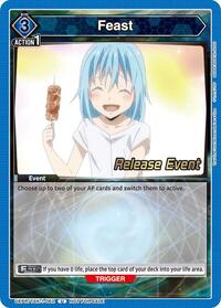 Feast (062) | UE20BT: That Time I Got Reincarnated as a Slime Release Event Cards | Uncommon | Normal | #UEPR/TSK-1-062