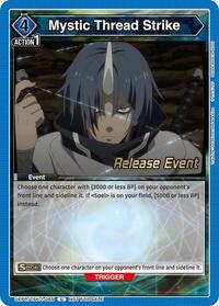 Mystic Thread Strike | UE20BT: That Time I Got Reincarnated as a Slime Release Event Cards | Uncommon | Normal | #UEPR/TSK-1-065