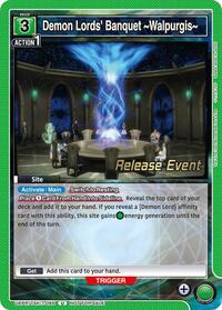 Demon Lords' Banquet ~Walpurgis~ | UE20BT: That Time I Got Reincarnated as a Slime Release Event Cards | Uncommon | Normal | #UEPR/TSK-1-095
