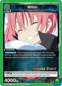 Milim (065) | UE20BT: That Time I Got Reincarnated as a Slime Release Event Cards | Uncommon | Normal | #UEPR/TSK-2-065