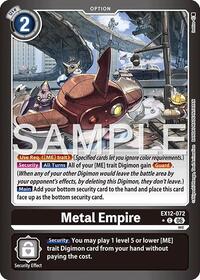 Metal Empire (Limited Foil) | Digital World Shambala | Common | #EX12-072 C