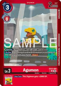 Agumon (Limited Foil) | Digital World Shambala | Uncommon | #EX12-005 U