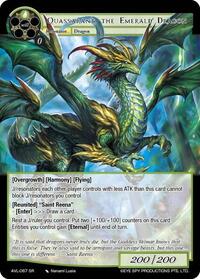 Quassarant, the Emerald Dragon | Attack on Velmardia | Super Rare | Normal | #AVL-067 SR