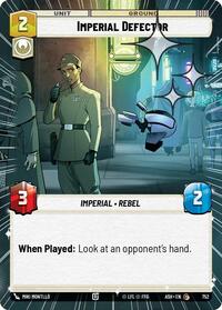 Imperial Defector (Hyperspace Foil) | Ashes of the Empire | Common | #752