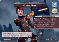 Sabine Wren - Bargaining on Belief (Showcase) | Ashes of the Empire | Common | Foil | #772