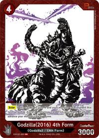 Godzilla (2016) 4th Form | Ink-Brushed Monster Rampage | SR | Foil | #ESC01-003