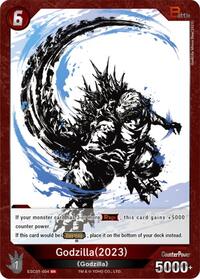 Godzilla (2023) | Ink-Brushed Monster Rampage | SR | Foil | #ESC01-004