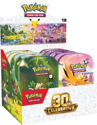 Pokemon: 30th Celebration Mini Tin Display