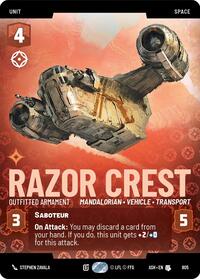 Razor Crest - Outfitted Armament (Prestige) | Ashes of the Empire | Uncommon | Normal | #805