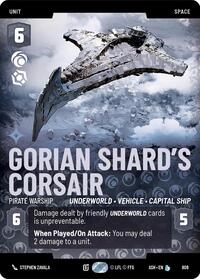 Gorian Shard's Corsair - Pirate Warship (Prestige) | Ashes of the Empire | Legendary | Normal | #808