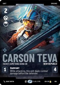 Carson Teva - There's Something Going On (Prestige) | Ashes of the Empire | Rare | Normal | #809
