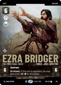 Ezra Bridger - The Force is All I Need (Prestige) | Ashes of the Empire | Uncommon | Normal | #812