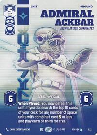 Admiral Ackbar - Assume Attack Coordinates (Prestige) | Ashes of the Empire | Legendary | Normal | #822