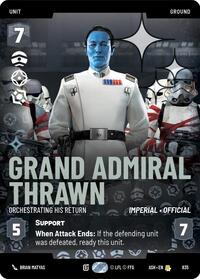 Grand Admiral Thrawn - Orchestrating His Return (Prestige Foil) | Ashes of the Empire | Rare | #835
