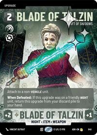 Blade of Talzin - A Gift of Shadows (Prestige Foil) | Ashes of the Empire | Rare | #840