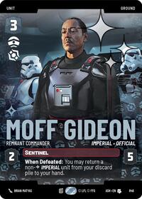 Moff Gideon - Remnant Commander (Prestige Foil) | Ashes of the Empire | Uncommon | #846
