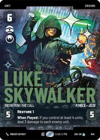 Luke Skywalker - Answering the Call (Prestige Foil) | Ashes of the Empire | Legendary | #848