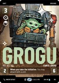 Grogu - Yes. Yes. Yes. (Prestige Foil) | Ashes of the Empire | Legendary | #851