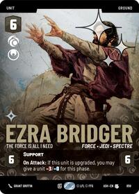 Ezra Bridger - The Force is All I Need (Prestige Foil) | Ashes of the Empire | Uncommon | #859