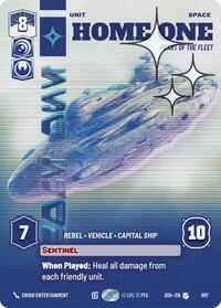 Home One - Heart of the Fleet (Prestige Foil) | Ashes of the Empire | Uncommon | #867
