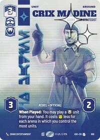 Crix Madine - Strike Team Strategist (Prestige Foil) | Ashes of the Empire | Uncommon | #868