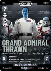 Grand Admiral Thrawn - Orchestrating His Return (Serialized) | Ashes of the Empire | Rare | Foil | #882