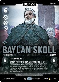 Baylan Skoll - Fallen Jedi (Serialized) | Ashes of the Empire | Rare | Unspecified | #884