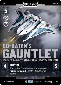 Bo-Katan's Gauntlet - Reinforce from Above (Serialized) | Ashes of the Empire | Rare | Unspecified | #890