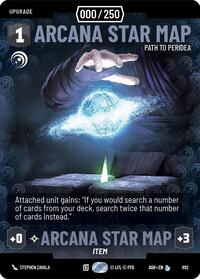 Arcana Star Map - Path to Peridea (Serialized) | Ashes of the Empire | Legendary | Unspecified | #892
