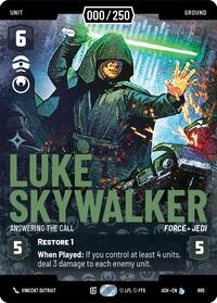 Luke Skywalker - Answering the Call (Serialized) | Ashes of the Empire | Legendary | Unspecified | #895