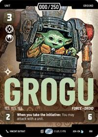 Grogu - Yes. Yes. Yes. (Serialized) | Ashes of the Empire | Legendary | Foil | #898