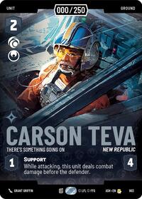 Carson Teva - There's Something Going On (Serialized) | Ashes of the Empire | Rare | Foil | #903