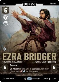 Ezra Bridger - The Force is All I Need (Serialized) | Ashes of the Empire | Uncommon | Foil | #906