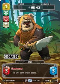 Wicket - Yub Nub! (Serialized) | Ashes of the Empire | Rare | Foil | #920