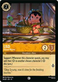 Lilo - Patient Weaver | Attack of the Vine! | Common | Cold Foil | #10/207