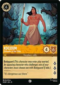 Kocoum - Defender of the Tribe | Attack of the Vine! | Common | Cold Foil | #11/207