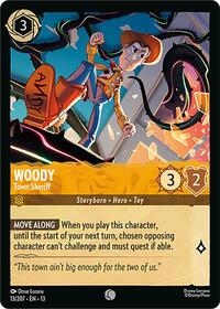 Woody - Town Sheriff | Attack of the Vine! | Common | Cold Foil | #13/207