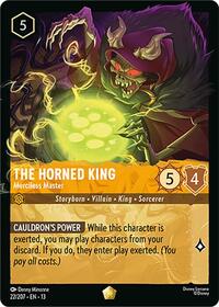 The Horned King - Merciless Master | Attack of the Vine! | Legendary | Cold Foil | #22/207