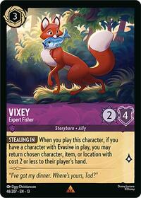 Vixey - Expert Fisher | Attack of the Vine! | Rare | Cold Foil | #46/207
