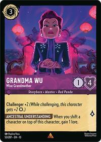 Grandma Wu - Wise Grandmother | Attack of the Vine! | Rare | Normal | #53/207