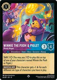 Winnie the Pooh & Piglet - Hunny Mages | Attack of the Vine! | Super Rare | Cold Foil | #62/207