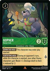 Gopher - Hunny Cook | Attack of the Vine! | Rare | Normal | #78/207