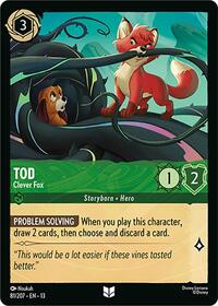 Tod - Clever Fox | Attack of the Vine! | Uncommon | Normal | #81/207